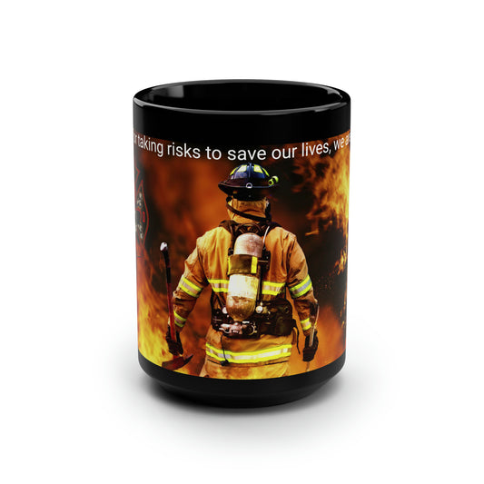 Firefighter mug, 15oz